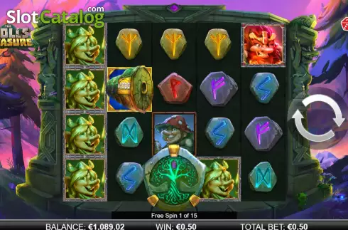 Скрин9. The Trolls' Treasure слот