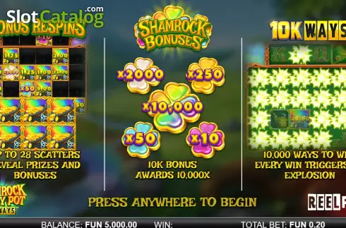 Скрин2. Shamrock Money Pot 10K Ways слот