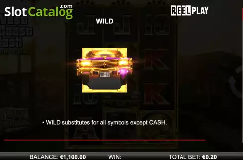 Скрин9. We$t Coa$t Ca$h Infinity Reels слот
