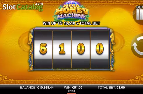 Скрин7. Mega Money Machine слот