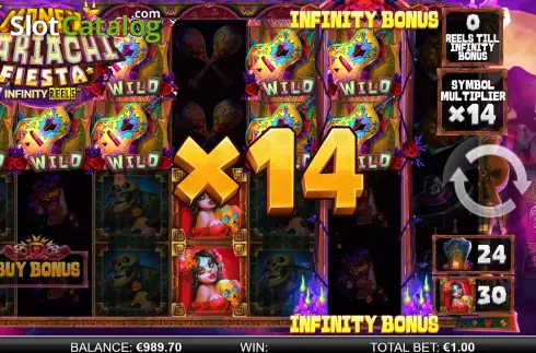Скрин6. Money Mariachi Fiesta Infinity Reels слот