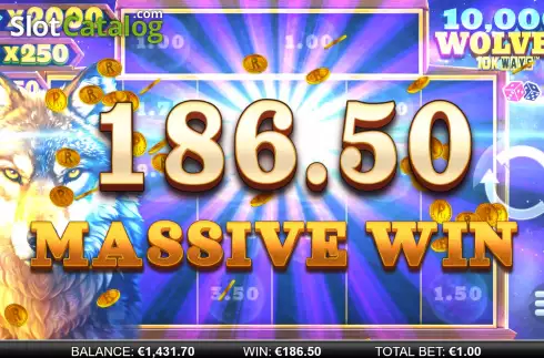 Скрин9. 10,000 Wolves 10K Ways слот