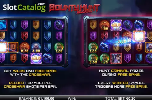 Скрин2. Bounty Hunt Reloaded слот