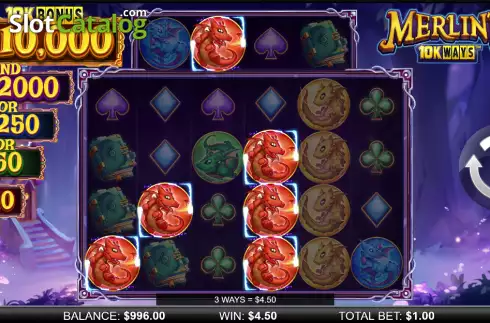 Скрин3. Merlin’s 10K Ways слот