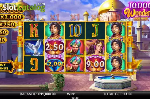 Скрин2. 10,000 Wonders MultiMax слот