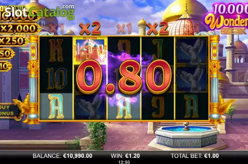 Скрин3. 10,000 Wonders MultiMax слот