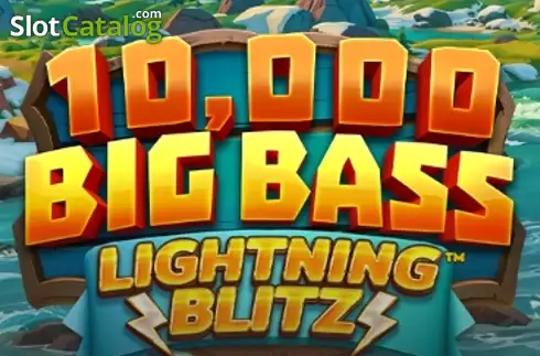 10,000 Big Bass Lightning Blitz логотип
