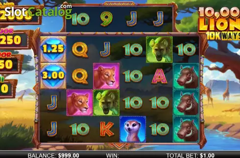 Скрин2. 10,000 Lions 10K Ways слот