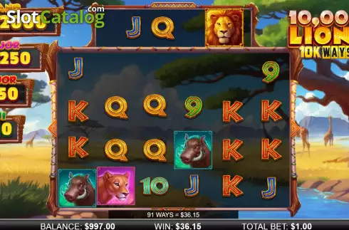 Скрин3. 10,000 Lions 10K Ways слот