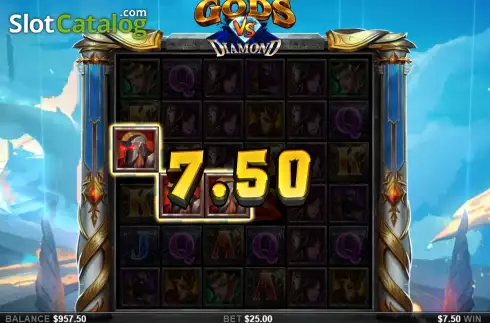 Скрин3. Gods Vs Diamonds слот