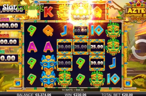 Скрин3. Aztec Lightning Blitz слот