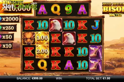 Скрин2. Big Bucks Bison 10k Ways слот