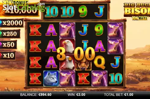 Скрин3. Big Bucks Bison 10k Ways слот