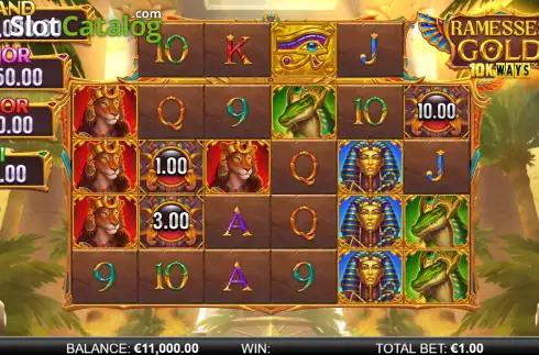 Скрин2. Ramsesses Gold 10K Ways слот