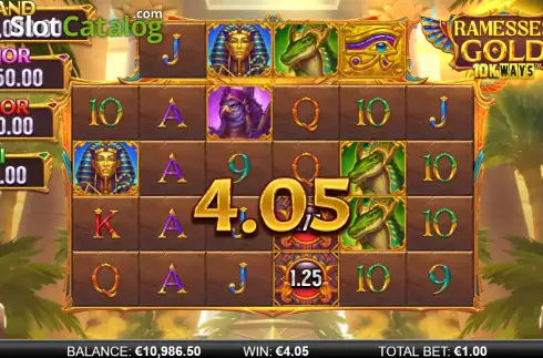 Скрин3. Ramsesses Gold 10K Ways слот