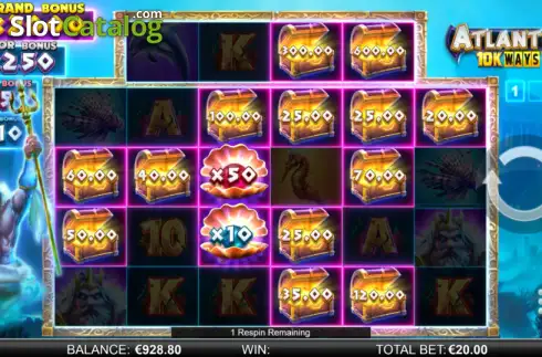 Скрин3. Atlantis 10K Ways слот