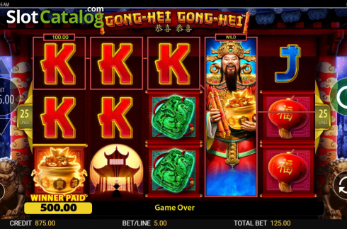 Скрин5. Gong Hei Gong Hei слот
