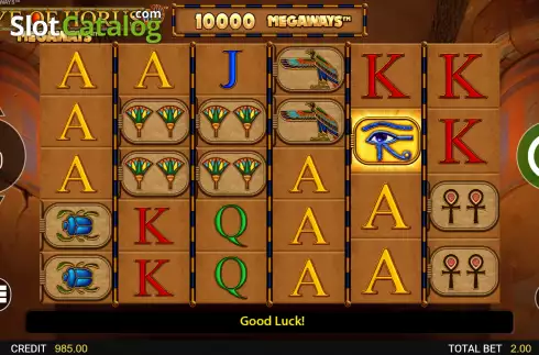 Скрин2. Eye of Horus Megaways слот