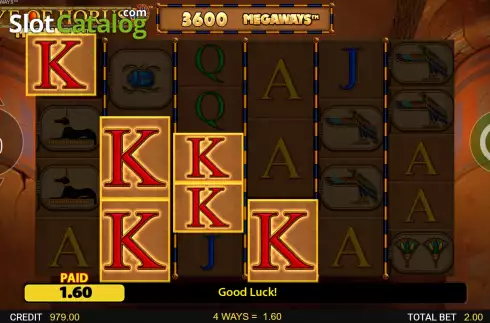 Скрин3. Eye of Horus Megaways слот