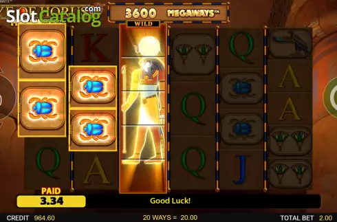 Скрин4. Eye of Horus Megaways слот