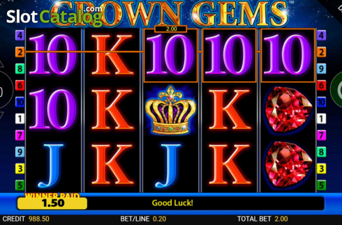 Скрин4. Crown Gems слот