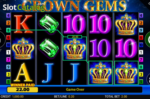 Скрин5. Crown Gems слот