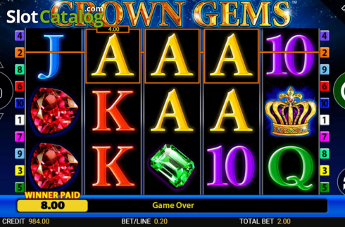 Скрин7. Crown Gems слот
