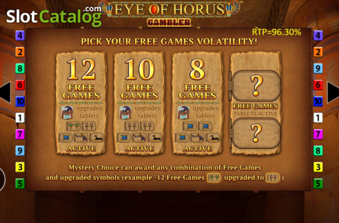 Скрин8. Eye of Horus Gambler слот