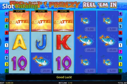 Скрин4. Fishin’ Frenzy Reel ’Em In слот