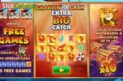Скрин2. Crabbin' For Cash Extra Big Catch слот