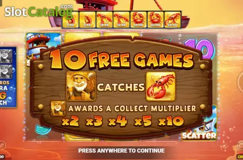 Скрин8. Crabbin' For Cash Extra Big Catch слот