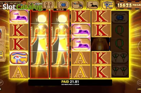 Скрин5. Eye Of Horus The Golden Tablet Megaways слот
