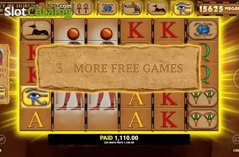 Скрин6. Eye Of Horus The Golden Tablet Megaways слот