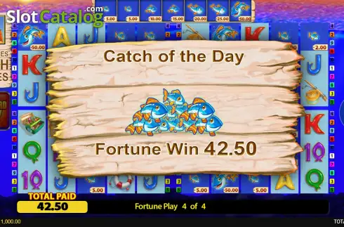 Скрин3. Fishin' Frenzy Reel Time Fortune Play слот