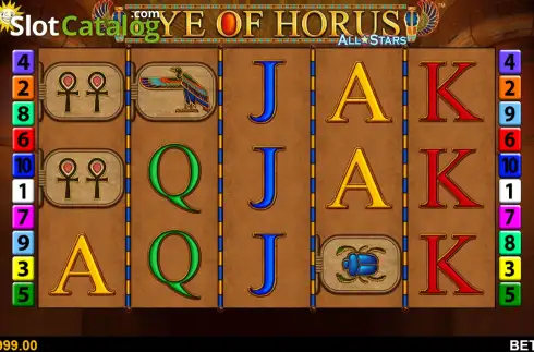 Скрин2. Eye of Horus All Stars слот