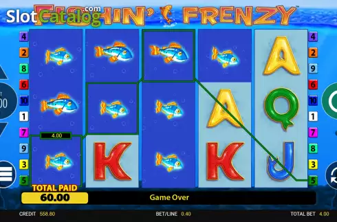 Скрин6. Fishin' Frenzy слот