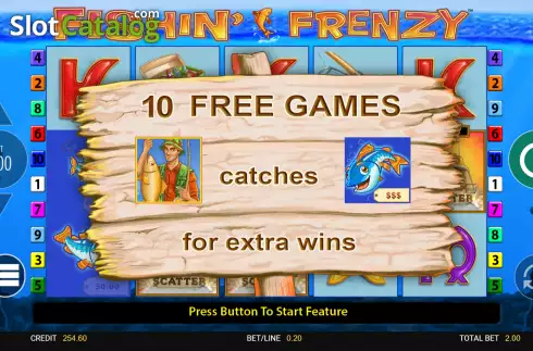 Скрин8. Fishin' Frenzy слот