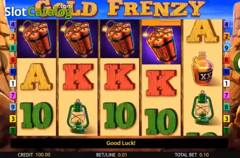 Скрин3. Gold Frenzy слот