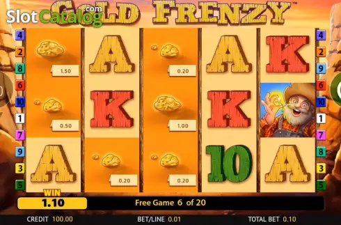 Скрин5. Gold Frenzy слот