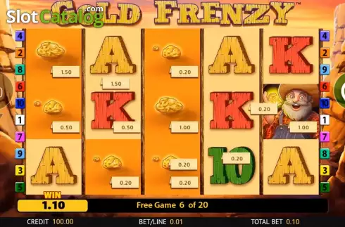 Скрин6. Gold Frenzy слот