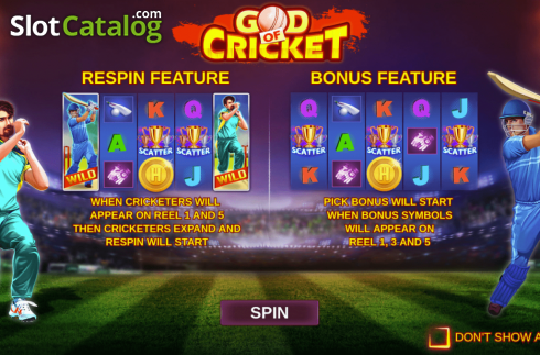 Скрин2. God of Cricket слот