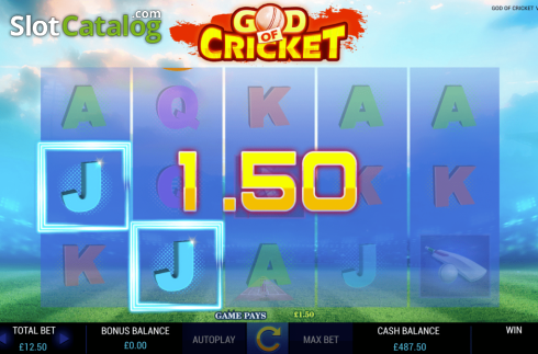Скрин4. God of Cricket слот