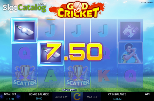 Скрин5. God of Cricket слот