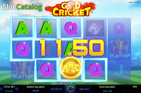 Скрин6. God of Cricket слот