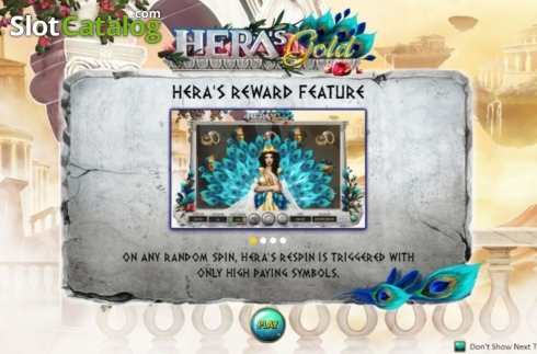 Скрин2. Hera's Gold слот