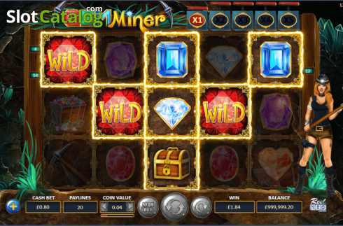 Скрин3. Gem Miner (ReelNRG) слот