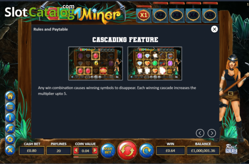 Скрин6. Gem Miner (ReelNRG) слот