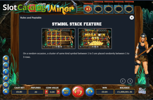 Скрин7. Gem Miner (ReelNRG) слот