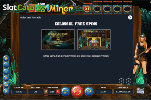 Скрин8. Gem Miner (ReelNRG) слот