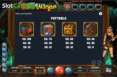 Скрин9. Gem Miner (ReelNRG) слот